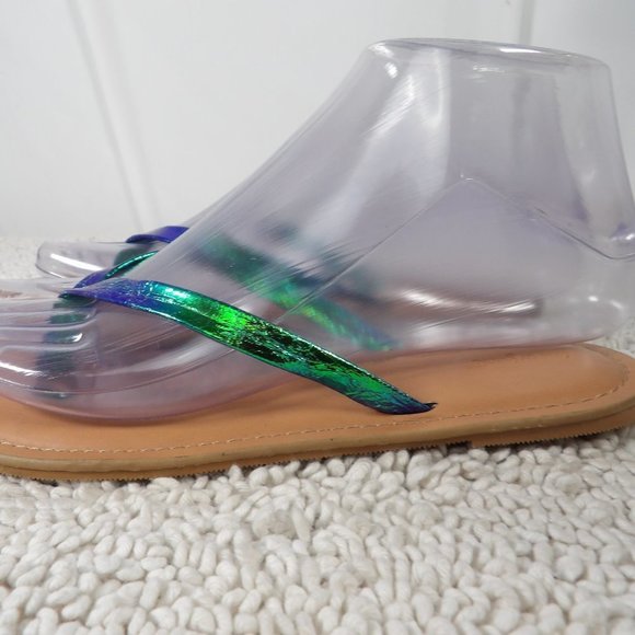 Cat & Jack  Slip-On Flip Flop Sandals M (2-3) - Picture 4 of 7